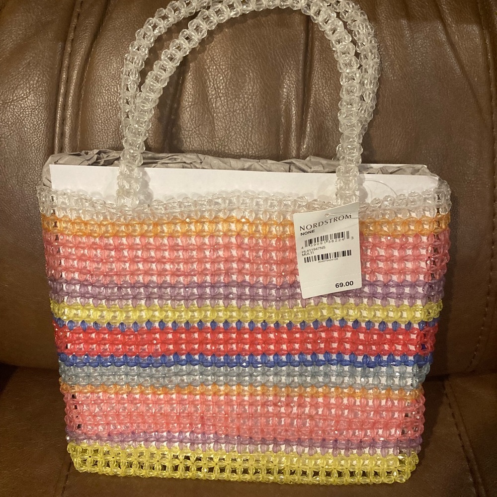 NORDSTROM BEADED TOTE